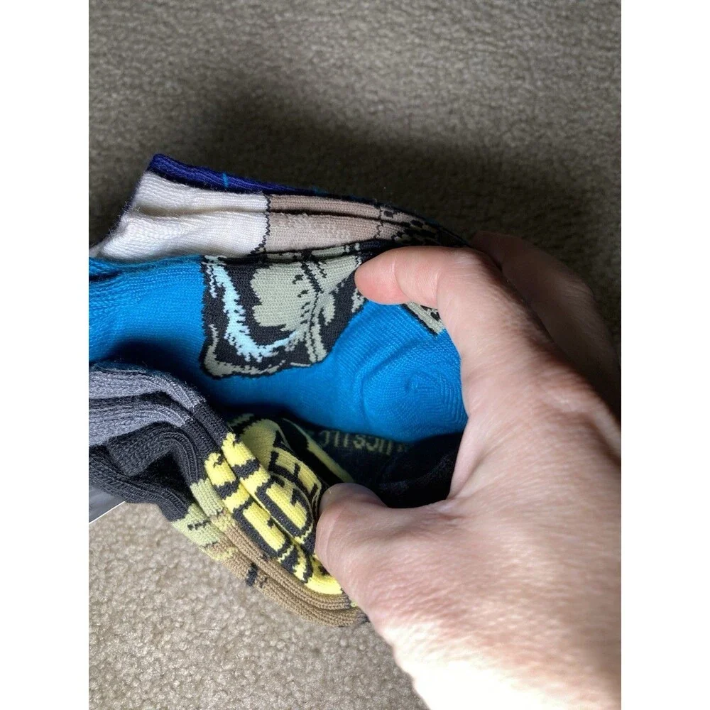 Jurassic World Dinosaur Toddler XS/S Ankle Socks 5 Pack T-Rex Blue New
